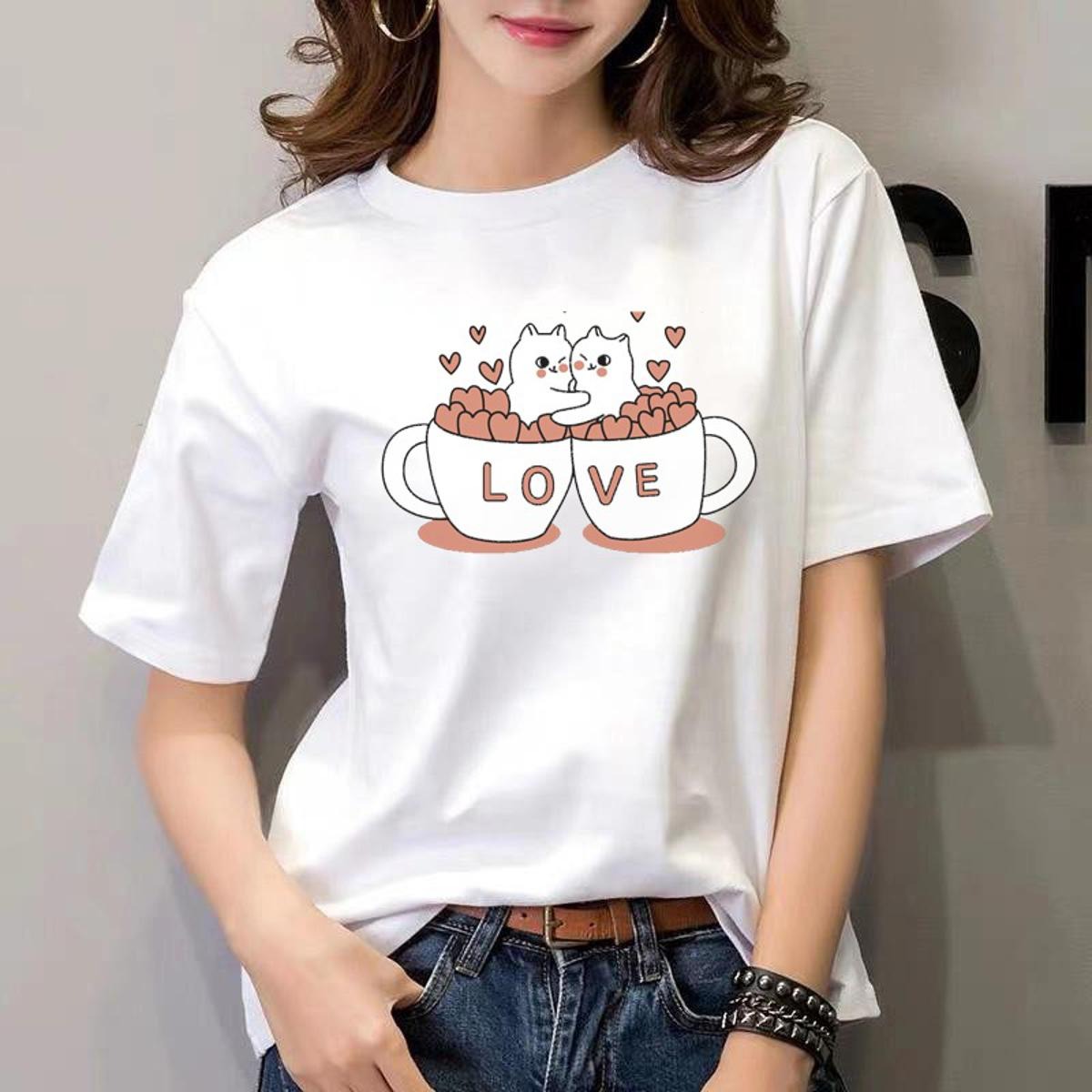 Women's Coffee Print Tee